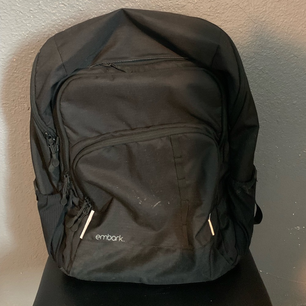 Embark Black Backpack Good Condition